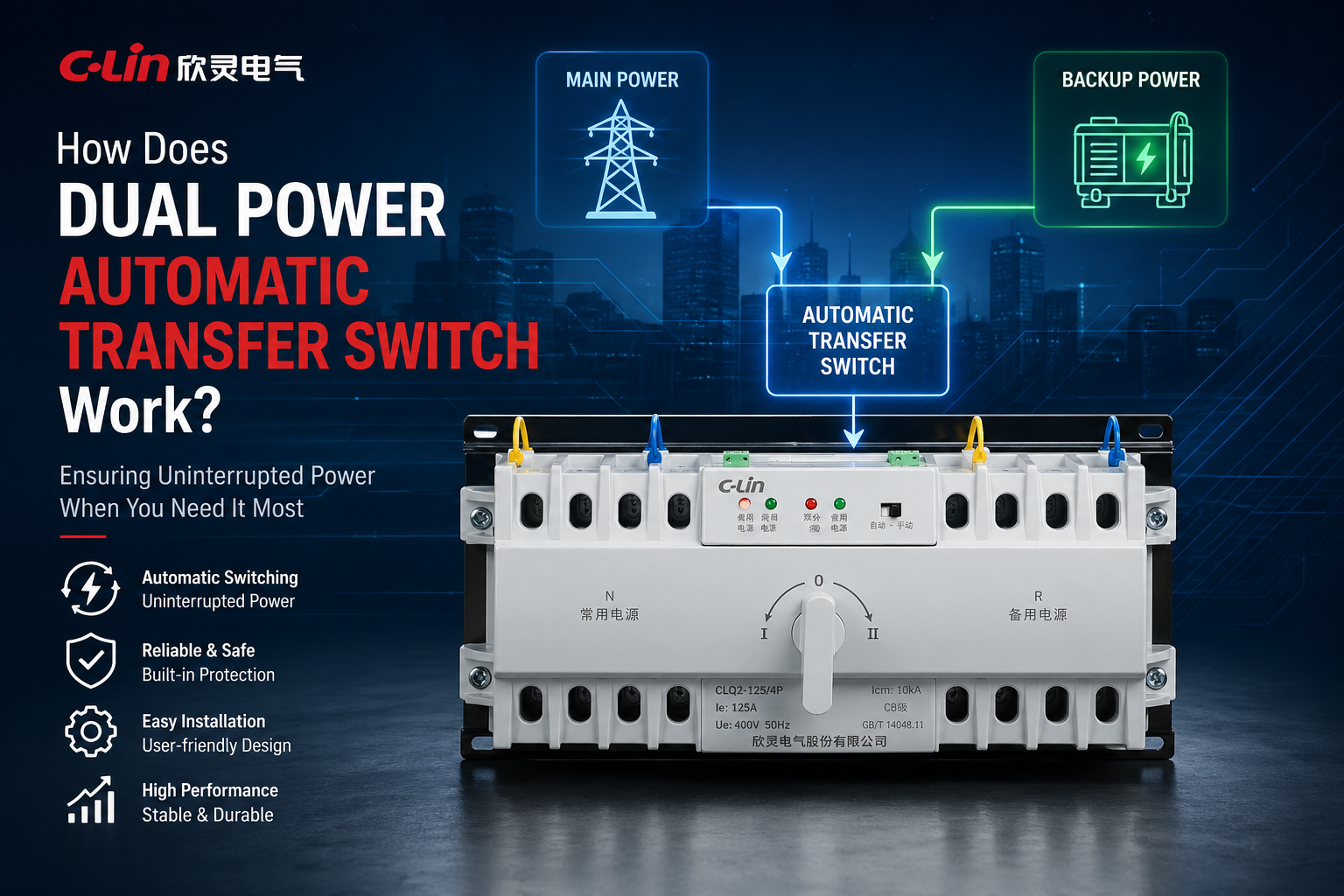 How Does Dual power Automatic Transfer Switch Work? - Xinling ...