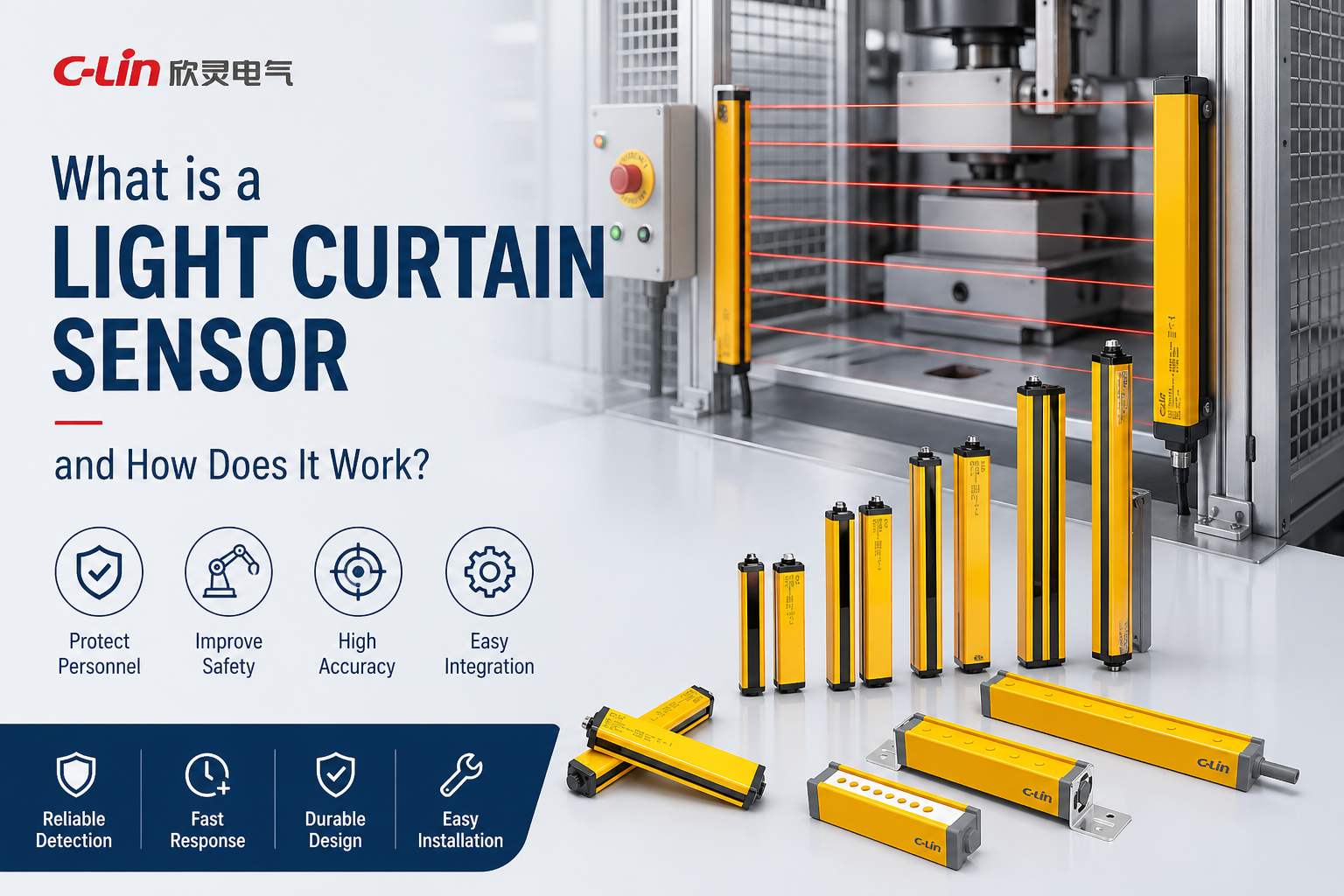 What is a Light Curtain Sensor and How Does It Work? - Xinling ...